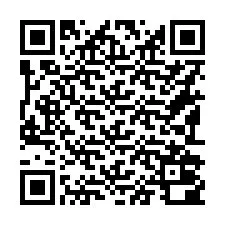 Código QR para número de teléfono +16192000931