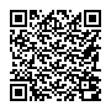 QR-code voor telefoonnummer +16192000947