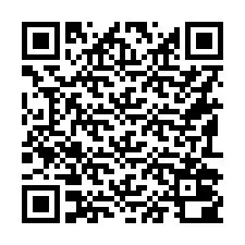 QR-код для номера телефона +16192000954