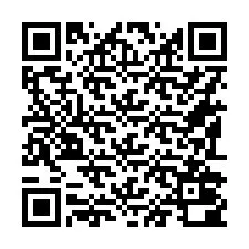 QR-code voor telefoonnummer +16192000973