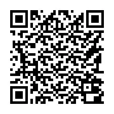 Kod QR dla numeru telefonu +16192000981