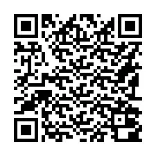 QR-koodi puhelinnumerolle +16192000995