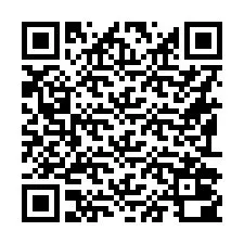 Codice QR per il numero di telefono +16192000996