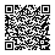 QR-код для номера телефона +16192001155