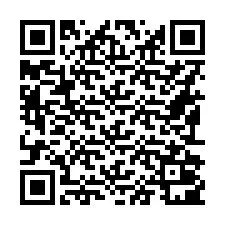 QR Code pour le numéro de téléphone +16192001197