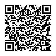 Kode QR untuk nomor Telepon +16192001201