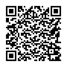 QR-код для номера телефона +16192001207