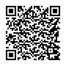 QR-code voor telefoonnummer +16192001256