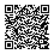 Código QR para número de teléfono +16192001267