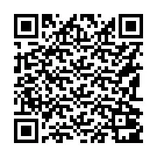 QR-koodi puhelinnumerolle +16192001270