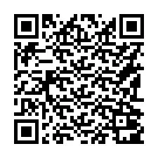 QR Code สำหรับหมายเลขโทรศัพท์ +16192001271