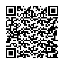 QR Code pour le numéro de téléphone +16192001286