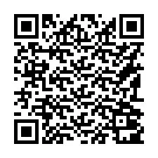 QR-code voor telefoonnummer +16192001351