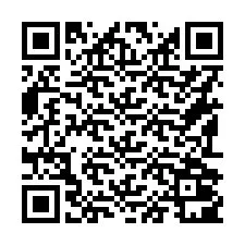 QR Code pour le numéro de téléphone +16192001361