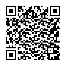 Código QR para número de teléfono +16192001363