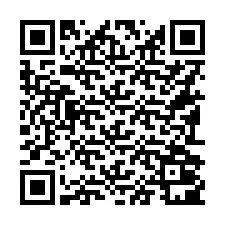 QR Code pour le numéro de téléphone +16192001368