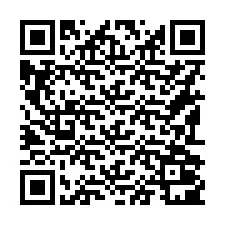 QR-Code für Telefonnummer +16192001371