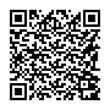 Código QR para número de teléfono +16192001372