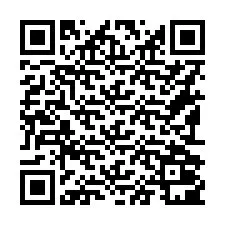 QR-код для номера телефона +16192001391