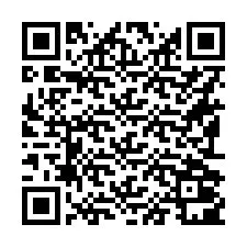 Kode QR untuk nomor Telepon +16192001392