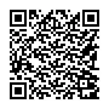 Código QR para número de teléfono +16192001393