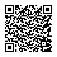 QR-koodi puhelinnumerolle +16192003510