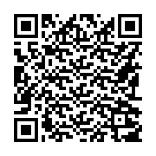 Código QR para número de teléfono +16192207397