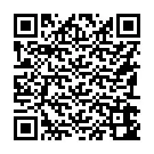 QR-koodi puhelinnumerolle +16192642884