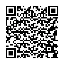 Código QR para número de teléfono +16192684494