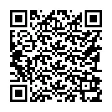 Código QR para número de teléfono +16192935089