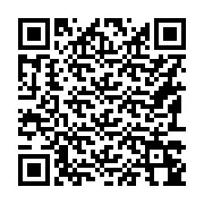 Código QR para número de teléfono +16193244445