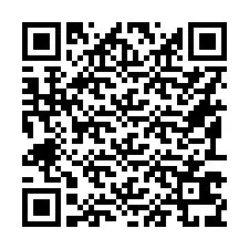 QR-koodi puhelinnumerolle +16193639143