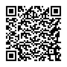 Código QR para número de teléfono +16195668195