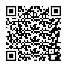 Código QR para número de teléfono +16196180152