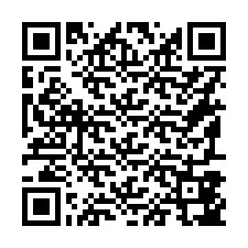 Código QR para número de telefone +16197847011