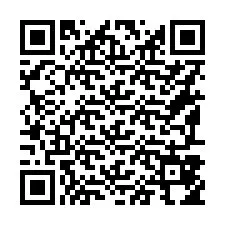 Codice QR per il numero di telefono +16197854421