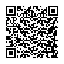 QR-код для номера телефона +16198666597