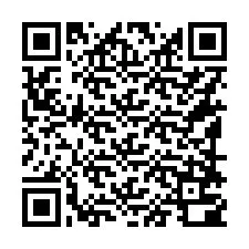 Código QR para número de teléfono +16198700290