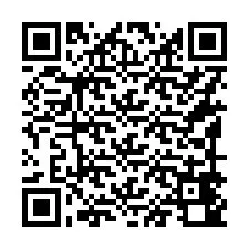 Código QR para número de teléfono +16199440830