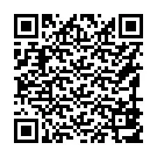 QR код за телефонен номер +16199817901