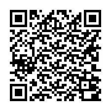 QR-koodi puhelinnumerolle +16202000002