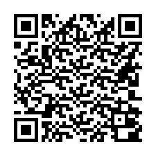 QR-code voor telefoonnummer +16202000007