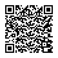 Código QR para número de teléfono +16202000008