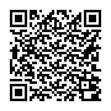 QR kód a telefonszámhoz +16202000015