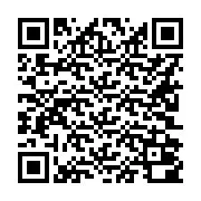 QR-код для номера телефона +16202000036