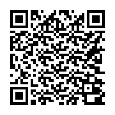 QR-код для номера телефона +16202000039