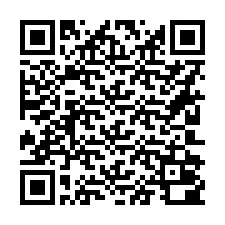 Código QR para número de teléfono +16202000041