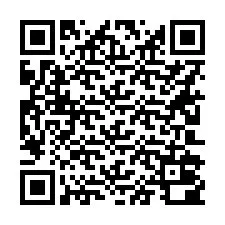 QR kód a telefonszámhoz +16202000852