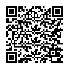 QR-код для номера телефона +16202000876