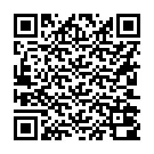 QR-code voor telefoonnummer +16202000880